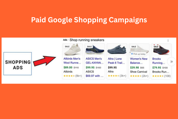 Example of a paid Google Shopping ad in Australia
