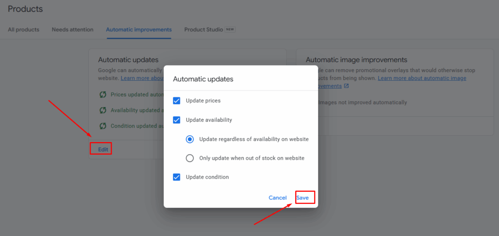 Automatic Products Feed Updated for Better Ad Performance