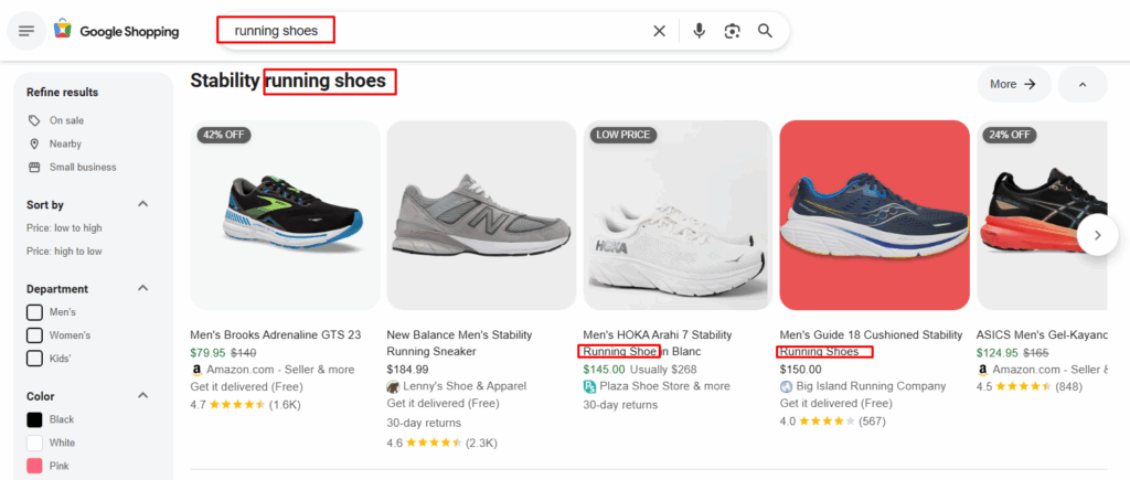 Do not use Merchant Center manual keywords
