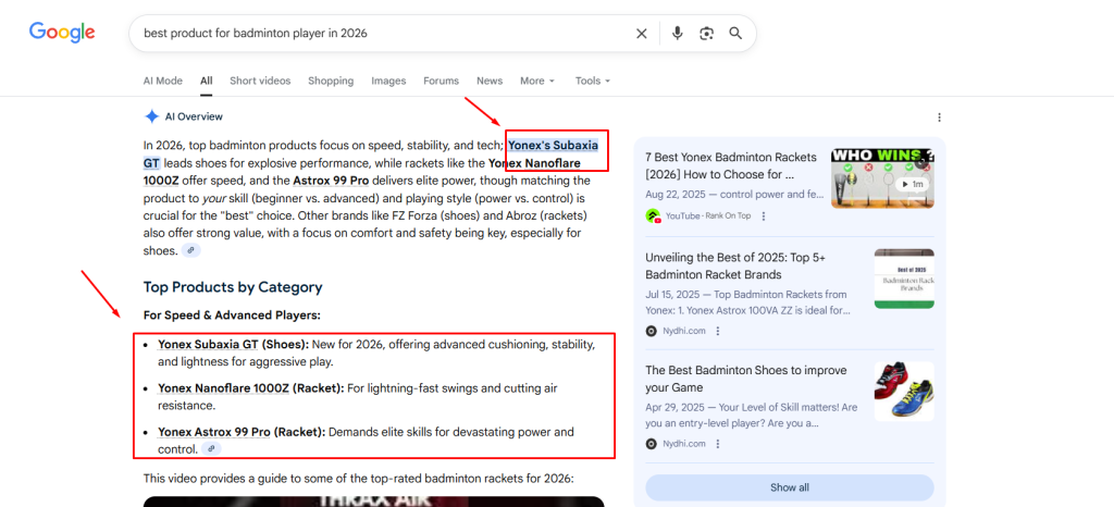 Optimize your brand to get top on ai search